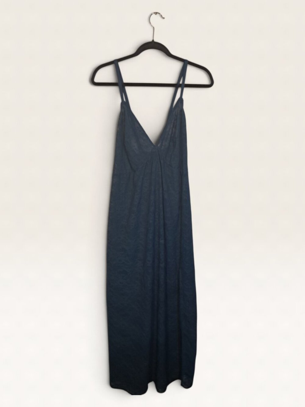 Savage X Fenty Dark Teal Sheer Lace Slip Chemise Nightgown Size 4X